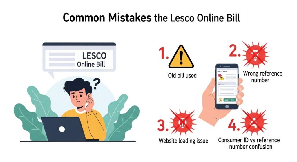 Common Mistakes When Checking Lesco Online Bill