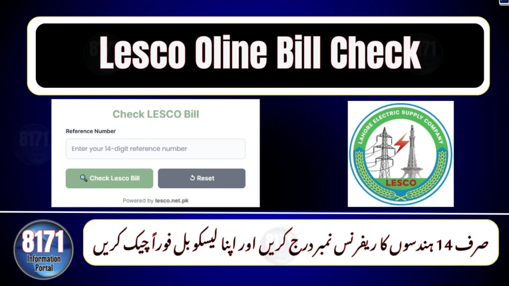 Lesco bill Check 2026 – Complete Step-by-Step Guide for Lahore Residents