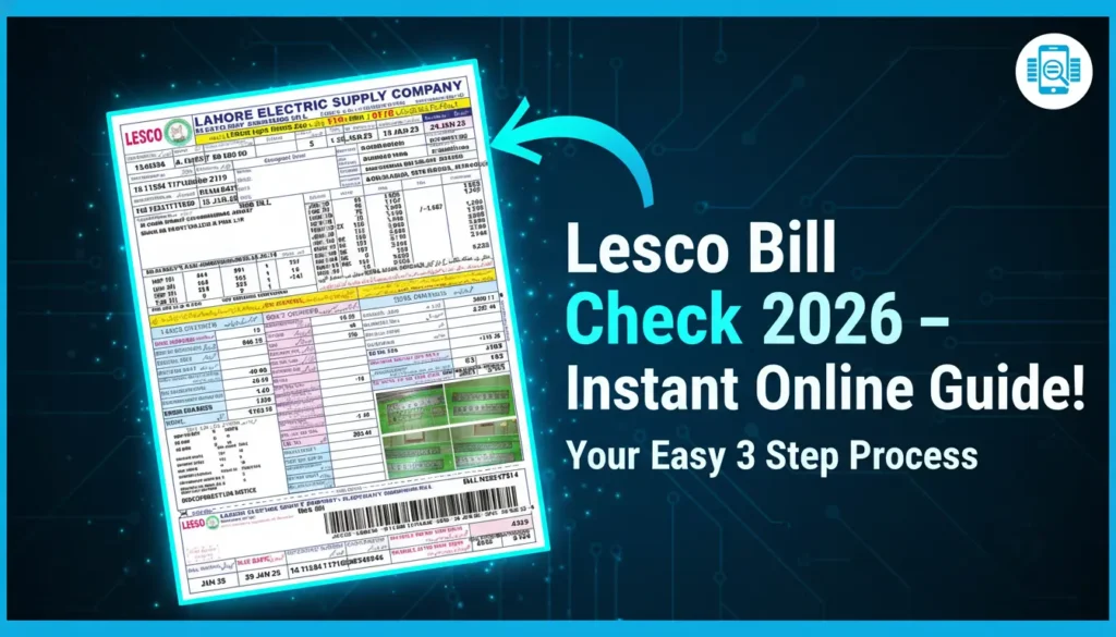 Lesco bill Check 2026 – Easy Step-by-Step Guide